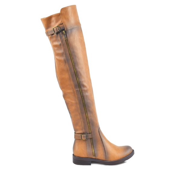 Chase + Chloe Shoes - WOMEN'S RUSTIC KNEEE HIGH BOOT
